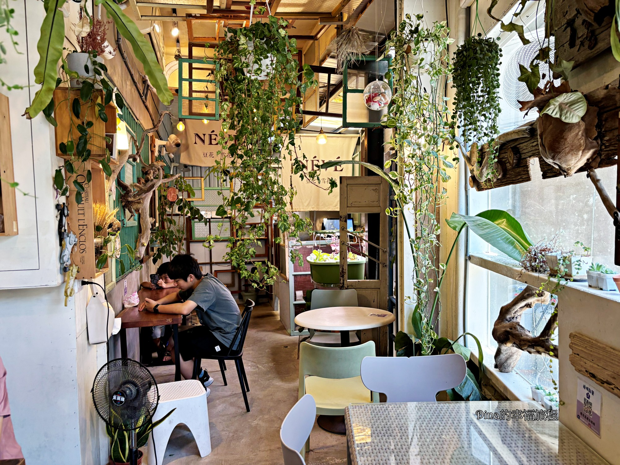 【宜蘭美食】NEVE 那味豆花、韓式雪冰。森林植物系文青小店/ 必點特色 炙燒脆皮豆花、泰奶珍珠豆花/宜蘭五結鄉必吃美食