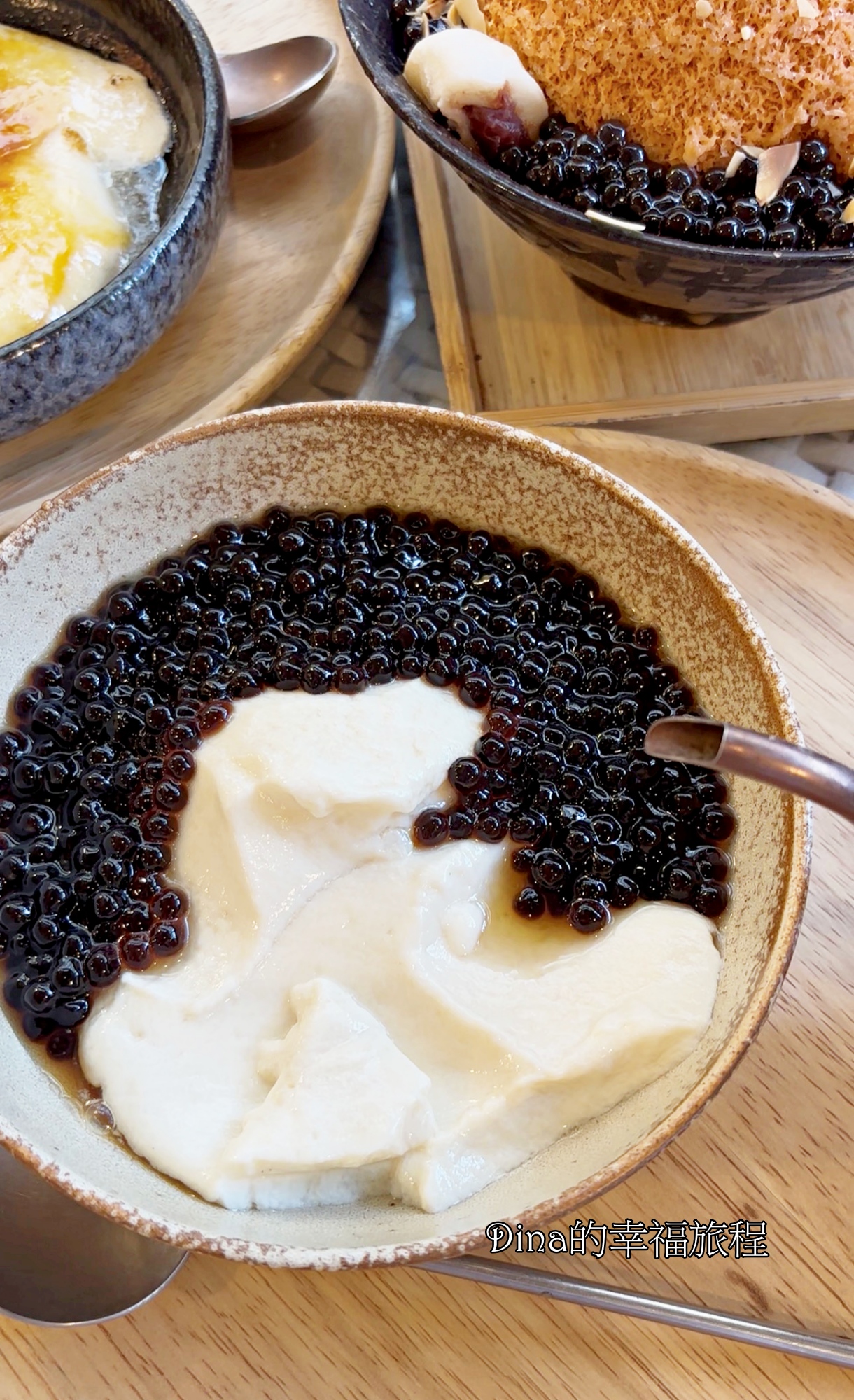 【宜蘭美食】NEVE 那味豆花、韓式雪冰。森林植物系文青小店/ 必點特色 炙燒脆皮豆花、泰奶珍珠豆花/宜蘭五結鄉必吃美食